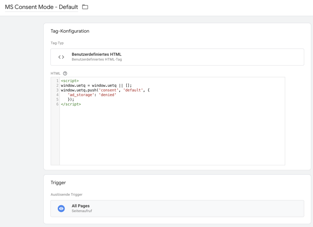 Anleitung: Microsoft Consent Mode über Google Tag Manager einrichten 3 image 14